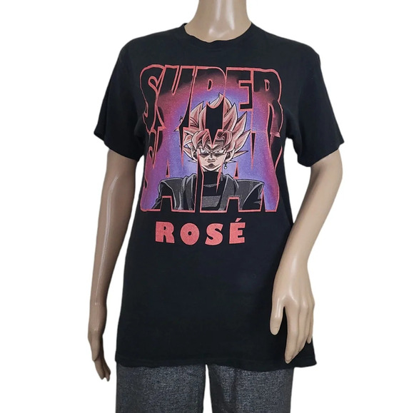 Officially Licensed Dragon Ball Z Super Saiyan Rose Shirt - Picture 1 of 4